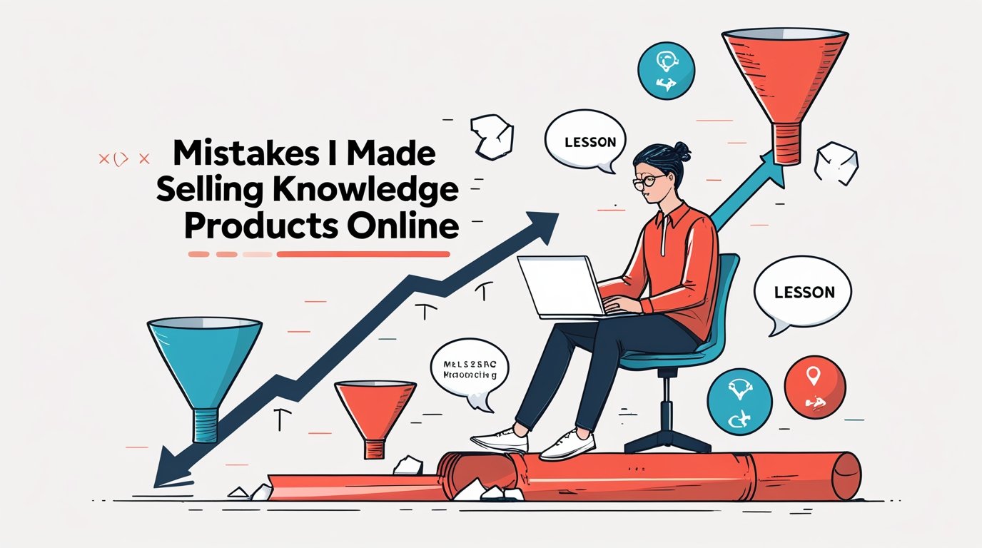 Mistakes I Made Selling Knowledge Products Online