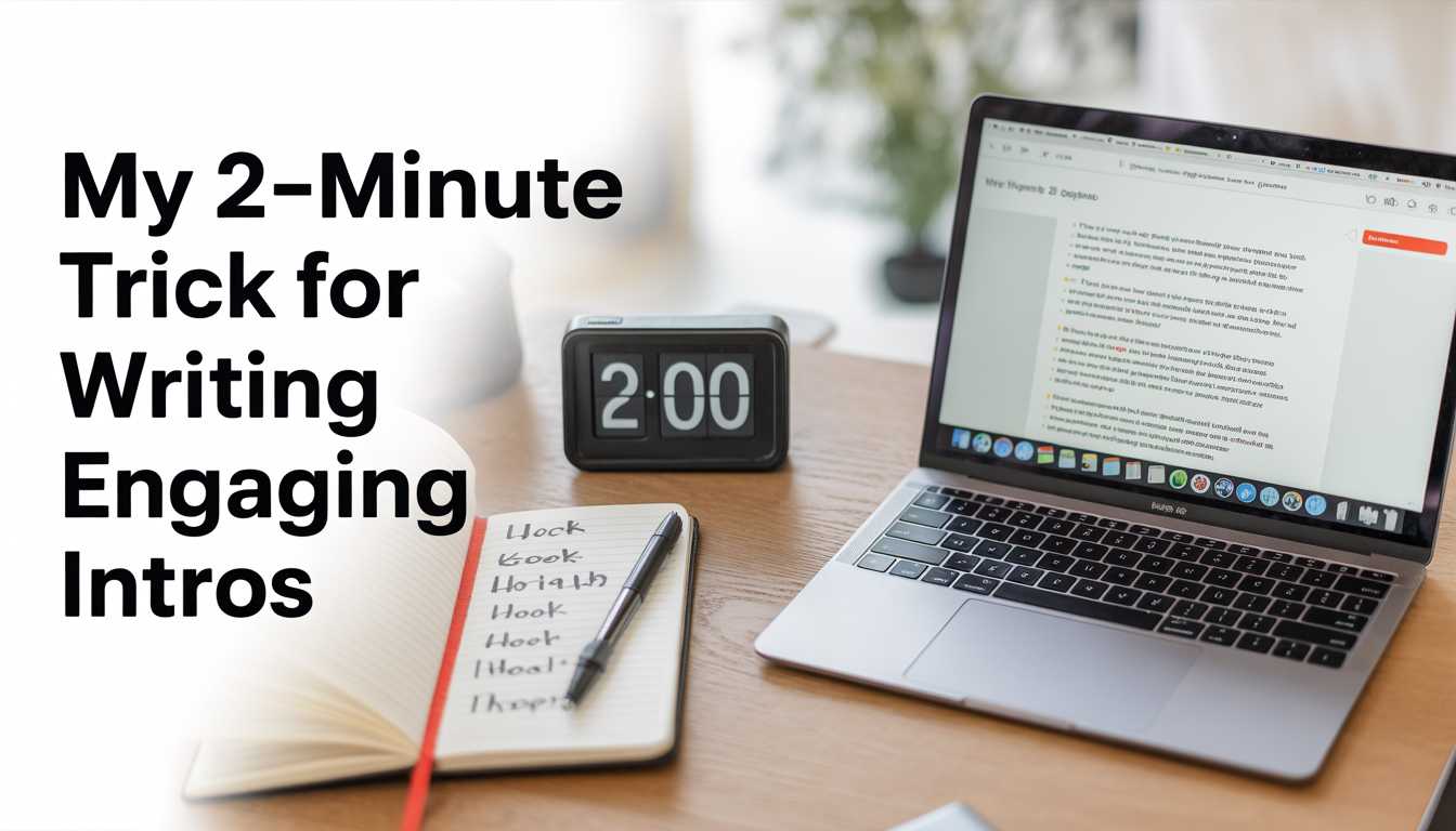 My 2-Minute Trick for Writing Engaging Intros